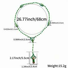 1 Stück handgefertigte katholische Halskette mit Anhänger, Kreuz, Medaille der Heiligen Jungfrau Maria, Schutz, Segen, katholischer Schmuck, Geschenkanhänger für Auto, Weihnachten, Halloween, für Männer und Frauen