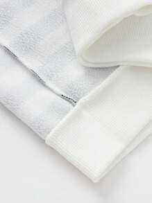 Balabala Bluza z golfem z polaru dla chłopców i dziewcząt, warstwowa góra 2024 - biały czarny - Zobacz 8