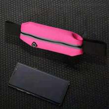 Pochete refletiva para corrida para homens e mulheres - Pochete ajustável à prova d'água com bolso para celular - Ótima para corrida ao ar livre e ciclismo