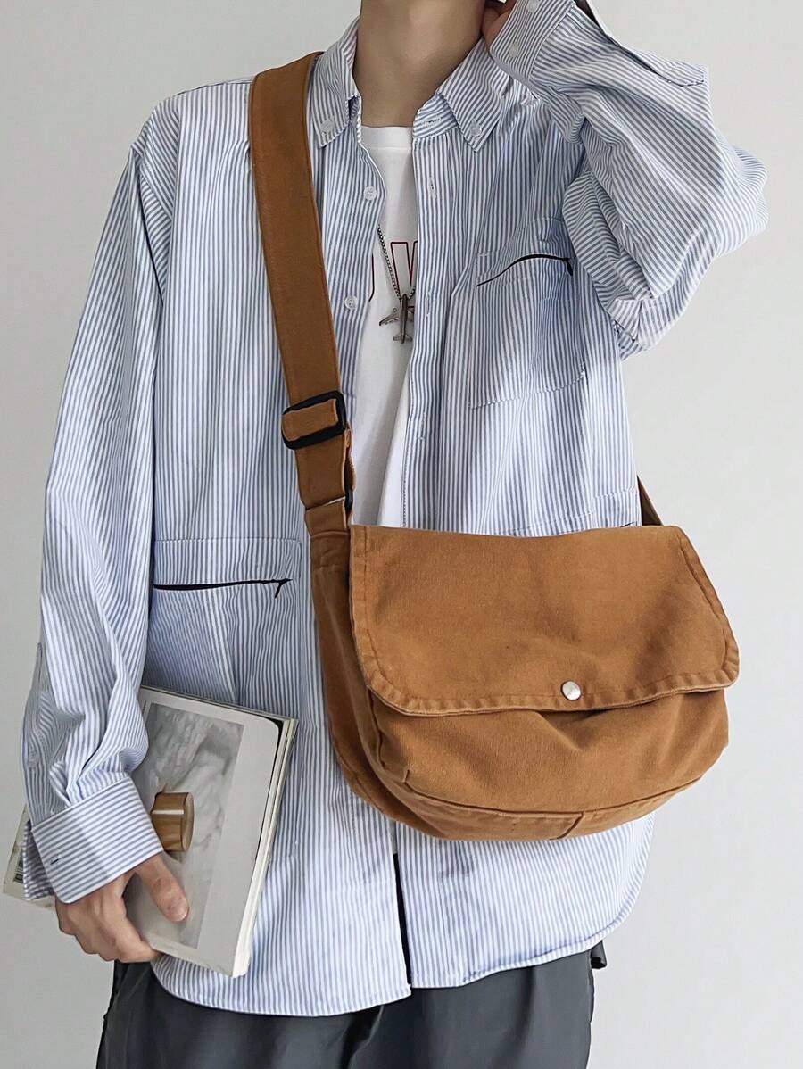 peach tree 1pc Fashionable Canvas Crossbody Bag, Messenger Bag, Shoulder Bag, Casual Sling Bag, Mini Crossbody Bag, Suitable For Halloween, Christmas, Gift For Men Men Bag Vacation Travel Essentials Dad Gifts Side Bags For Men Tote Bag Funny Gifts Valentine's Day Holiday Essentials Bag For Men Camping Sling Bag For Men Summer Brown Bag Back To School Summer Bag Springbreak Bag Pack Cross Body Bag School Supplies Vintage Canvas Tote Bag Phone Bag