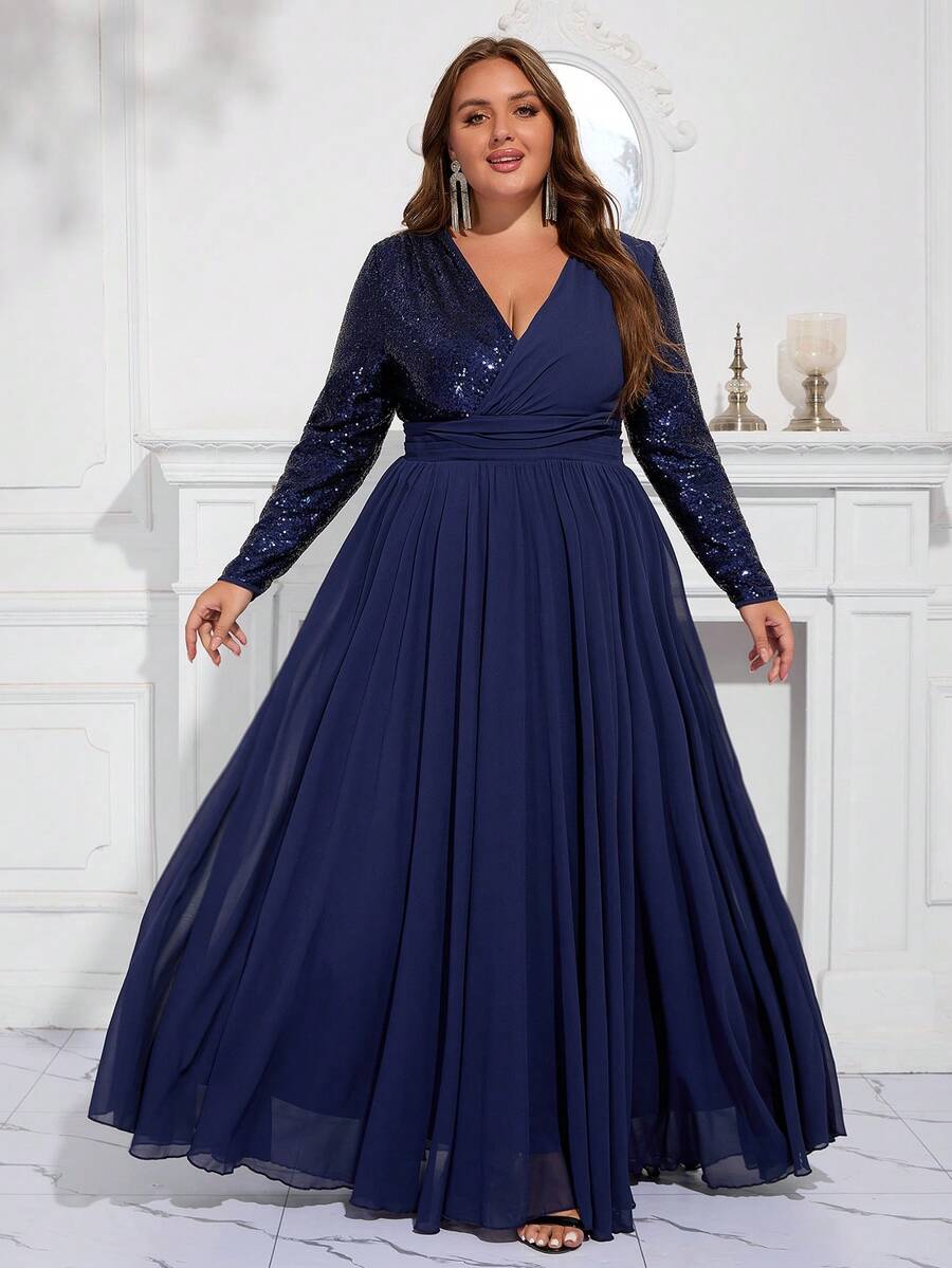 Maxikleid Hochzeitsgast Grosse Grossen
