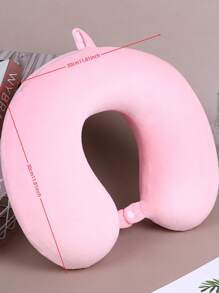 Cuscino da collo a forma di U in memory foam, caldo e confortevole, supporto per il collo, portatile per studenti, adulti, aereo, ufficio, auto