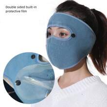 Mặt nạ chống gió mùa đông, Mặt nạ trượt tuyết ấm áp cho nam và nữ, Khăn quàng cổ đi xe máy, Mặt nạ trùm đầu ấm áp chống bụi ngoài trời mùa đông - Nhiều màu - Xem 6