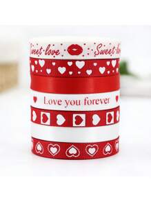 1pc Gift Floral Bouquet Wrapping Material Ribbon, Hair Accessories Bowknot , Cake Baking Gift Packaging Ribbon, Valentine's Day Decor Ribbon, Gift Box Decoration Ribbon - Multicolor - View 5