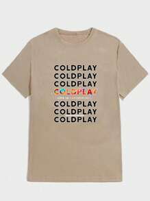 Coldpl@Y 100% Cotton T-Shirt NEW! - 米色 - 查看 1