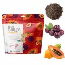 BE NATURE NATURAL DOG BISCUITS SNACK PLUM 150G KIT WITH 3 - 紅白色 - 查看 2