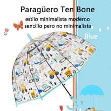 Umbrellas And Rain Hat Umbrellas - Lime Green - View 2