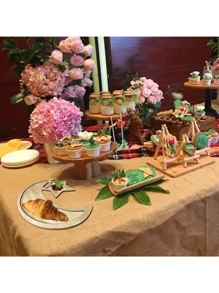 Décorations en bois en forme d'étoiles et de lune pour les plateaux de dessert du Ramadan et de l'Aïd - parfaites pour la décoration de la chambre, les fêtes d'anniversaire et les célébrations festives avec des artisanats en bois, des décorations magiques, des accessoires festifs, des cadeaux festifs