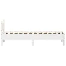 VidaXL Solid Wood Bed Without Mattress White 90x190 Cm Pinewood