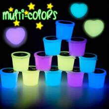 12 件 - 24 件夜光腻子，简约时尚，娱乐有趣，多功能 - 彩色 - 查看 6