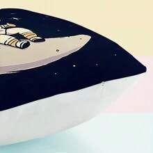 4pcs/Set Cartoon Astronaut Design Cushion Cover 45*45cm - Multicolor - View 4