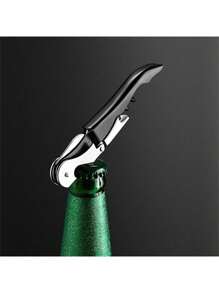 1pc Professional Waiter's Corkscrew Wine Bottle Opener Set,Colorful Wine Bottle Opener,Multifunctional Beer Bottle Opener,Creative Portable Bottle Opener,Suitable For Restaurants, Waiters, Bartenders, And Parties, For Outdoor, Camping, Gift For Father