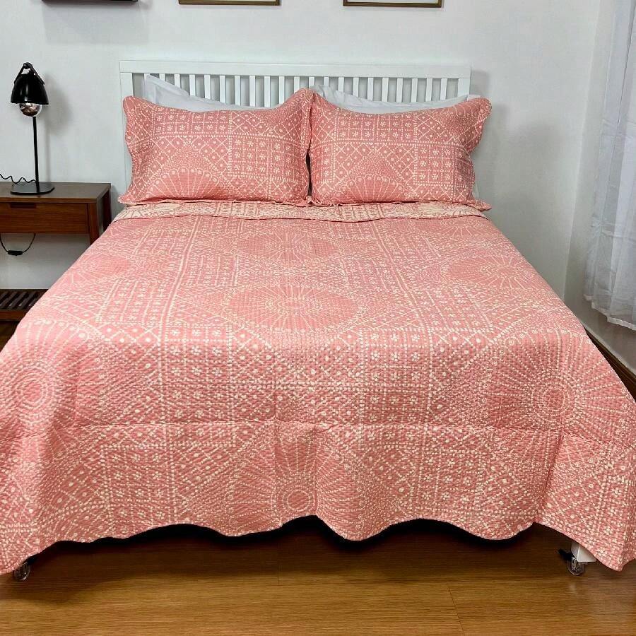 Boutis Ultrasonic Double-Sided 3-Piece Bedspread Kit With Pillowcase - Helsinki - View 1