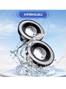 Faro Led Ojo De Ángel Niebla Para Motocicleta, 2 Unidades,89mm - Azul - Ver 6