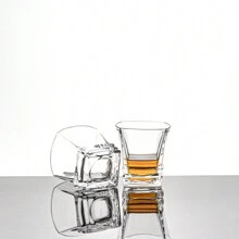Bouteille de vin élégante de 900 ml avec 4 verres, ensemble de carafes à whisky de luxe, verrerie de design en cascade pour vin rouge, whisky, brandy, rhum, tequila, vodka, pour usage à la maison, en bar et en fête, cadeau pour père, mari, petit ami