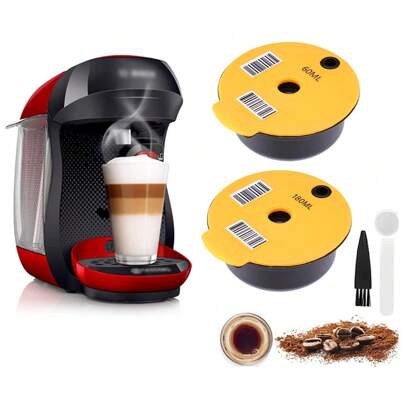 iCafilas 1 Stück Kapselhalter für BOSCH und Tassimo Kaffeemaschinen, Espresso-Filter-Kapsel Zubehör kompatibel mit Happy Suny Vivy Tassimo 60ml/180ml/200ml/220ml, Rückkehr zur Schule