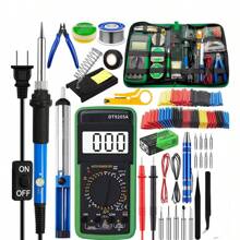 Electric Soldering Iron With Digital Multimeter And Accessories - US A Type Plug(110-127V) - View 1