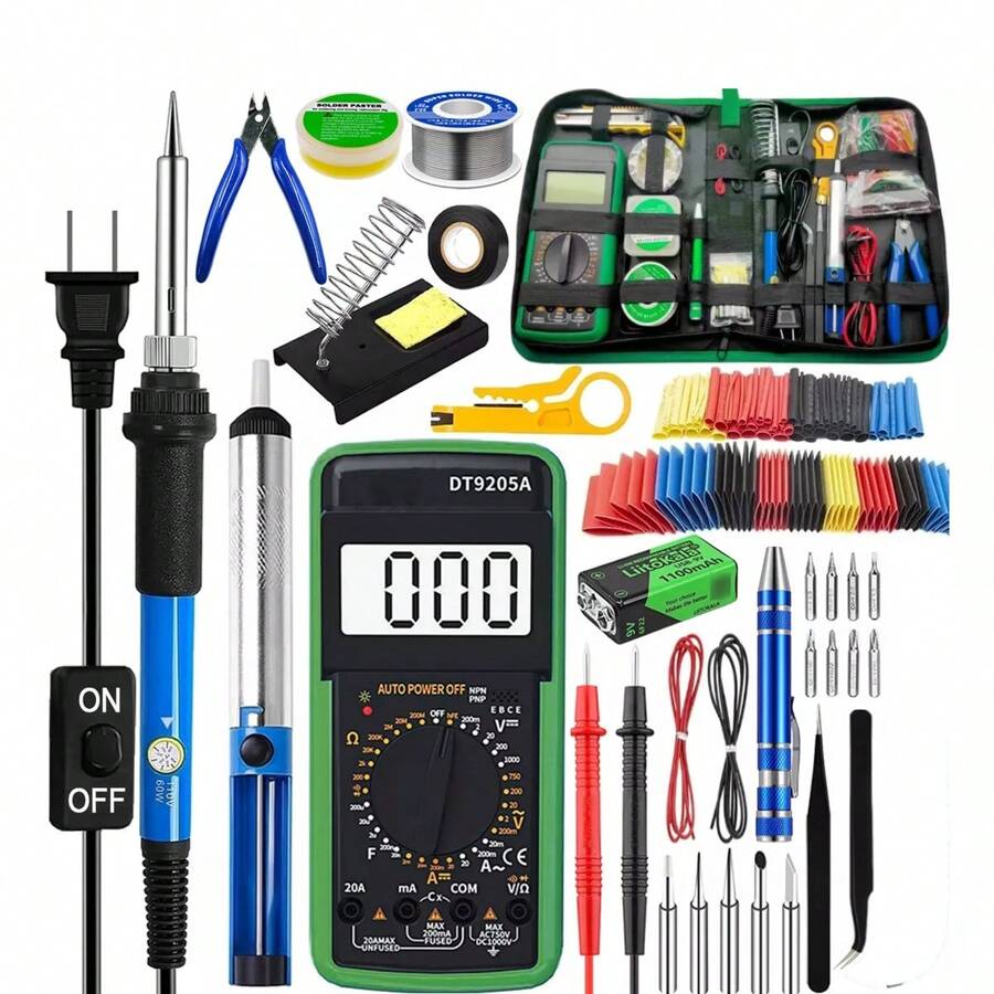 Electric Soldering Iron With Digital Multimeter And Accessories - US A Type Plug(110-127V) - View 1