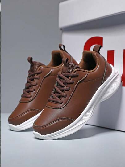 Oddychające buty sportowe, lekkie trampki do biegania, czarno-brązowe, wodoodporne, wygodne, antypoślizgowe, codzienne, niskie, odpowiednie na każdą porę roku, rozmiar 35-45 (US 5-11)