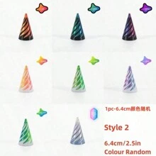 1 件不可能金字塔交叉雕塑 3D 打印螺旋锥玩具，螺旋锥烦恼玩具交叉金字塔烦恼玩具缓解压力的桌上玩具金字塔模型成人放松焦虑玩具，适用于家庭办公桌缓解压力，迷你锥体趣味桌面装饰，非常适合家庭办公桌，礼品填充物，缓解焦虑的小物品 - 彩色 - 查看 16
