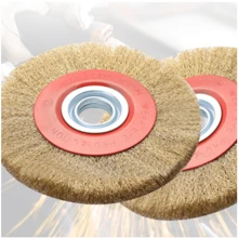 8" Wire Wheel Grinder Bench Grinding Grinder Wire Brush Fine With Reducers - one-size - View 2