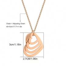 Colier personalizat din oțel inoxidabil gravat, 1-4 buc, colier cu nume, pandantiv cu inimă multistrat, farmec, plăcuță de nume pentru femei, bijuterii, ornament de sărbători, cadouri pentru prietenă, colier elegant personalizat, cadouri aniversare, cadouri de familie, cadouri de Paște, cadouri de Ziua Mamei, cadou de Ziua Femeii, coliere personalizate gravate la modă, ținută vintage