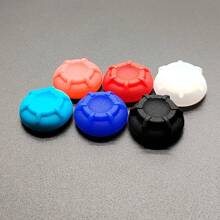 6 个硅胶操纵杆帽，蘑菇头按钮，防滑防汗设计的握把拇指杆，兼容 PS5/PS4/PS3/XB0X 系列 S/X/XB0X ONE/XB0X 360/SWITCH PRO 控制器，零售盒包装 - 彩色 - 查看 15
