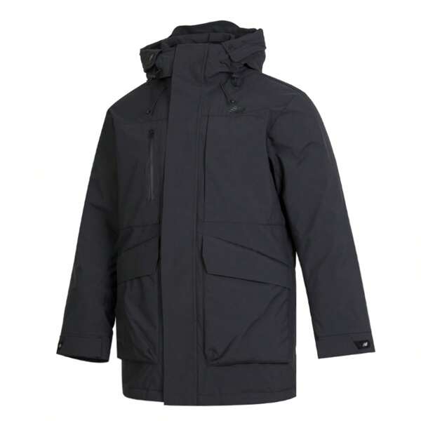 New Balance Down & Feather Padded Casual Daily Workout Insulated Jacket For Men, Model: AMJ44305-BK