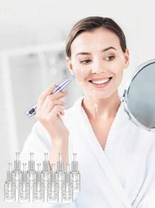 Derma Stamp Pen - 可调节微针笔，面部和身体护肤工具，男女护肤工具套装 - 彩色 - 查看 6