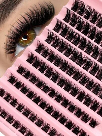 Asiteo 120pcs Wispy Individual Lash Clusters - Natural Look, D Curling, Fluffy, DIY Eyelash Extensions For Salon-Quality Volume And Length - Easy To Apply, Reusable, And Comfortable Lash Clusters,Eye Lash Clusters,Individual Eyelashes,Lashes,Fake Lashes