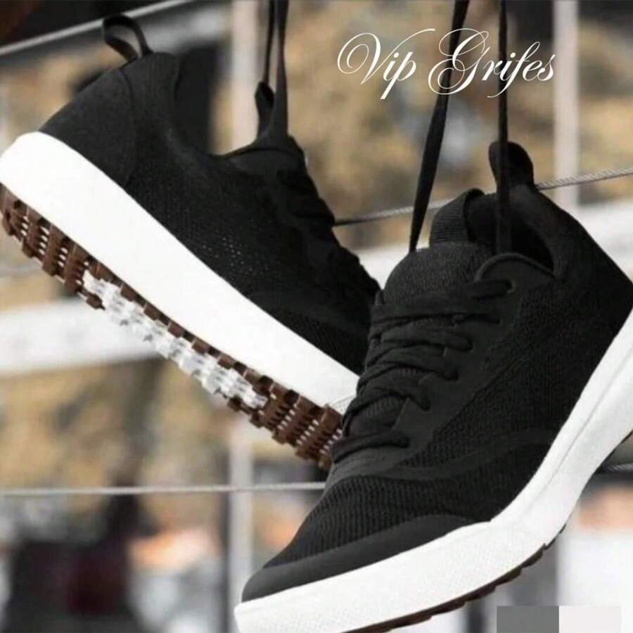 VNS Women's And Men's Ultra Ranger Gym Tennis Shoes - Light And Comfortable - màu đen - Xem 1
