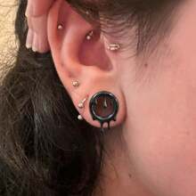 2 件装 316L 不锈钢耳滴管耳塞扩张器穿孔女士男士身体首饰耳塞拉伸器