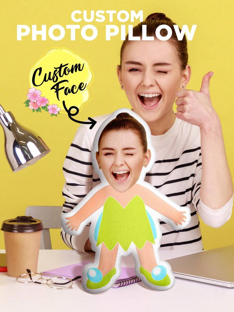 1 件定制脸部趣味枕头、带图片的个性化身体枕头、定制脸部枕头、定制照片枕头、定制图片枕头、定制 3D 肖像枕头、圣诞节的理想礼物、情侣生日礼物、结婚礼物、周年纪念礼物、婚礼礼物、送给她的礼物、送给妈妈的礼物、送给男朋友/女朋友的礼物 - 女士2 - 查看 1