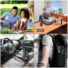 1L Thermal Water Bottle Keep Cold and Hot Water Bottle  for Water Tea Coffee Vacuum Flasks Stainless Steel  Bottle - Black - View 6