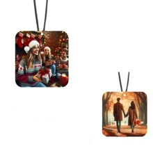 Odorizant auto personalizat, foi de parfum din hârtie personalizate față-verso, potrivite pentru garderobă, baie și decorațiuni, fotografii preferate personalizabile, formă regulată, cadou de Crăciun, cadou de sărbători, ornamental la modă, de înaltă calitate, elegant, personalizat rafinat, cadouri ideale unice pentru ea, iubit, prietenă, tată, familie, mamă, prieteni, animale de companie, fiu, elevi, fiică, muncitori, școală, casă, birou, seară de gală, calendar festiv.