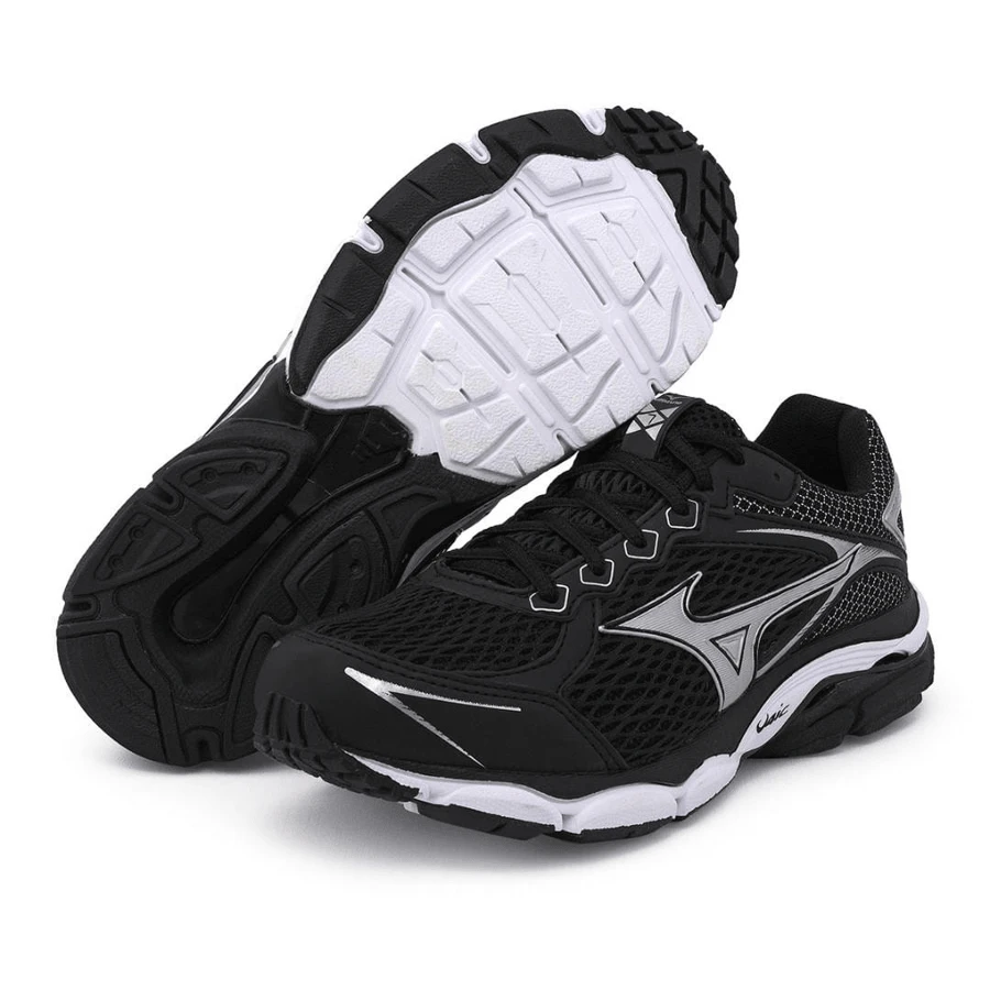 Men's Sports Tennis Running Walking Training Gym - Black/Silver - View 1