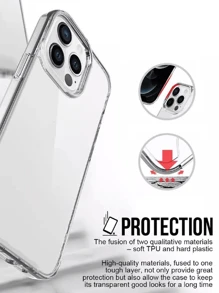 Space IPhone Case Transparent Anti-Impact TPU Cell Phone Apple Case Phone For IPhone 7 7Plus 8 Plus X/ Xs Xr 11 ProMax 12 13 13Pro 14 Pro Max 15 Ultra IPhone7 IPhone8 8Plus IPhoneX Xs IPhone11 11Pro IPhone12 12Pro IPhone13 IPhone14 14Pro Se IPhone15 15 Pro Max 15Pro - 1 Transparente - Xem 2