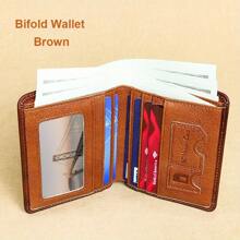 Genuine Leather Rfid Blocking Wallets For Men, Retro Thin Short Multi-Functional ID Credit Card Holder, Gifts To Men On Valentine's Day - Multicolor - View 7