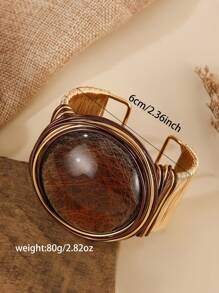 纯手工重工珠子编织、绕线、铝丝拉伸、塑料树脂、米博、西亚、中东、宴会度假、时尚复古流行手链