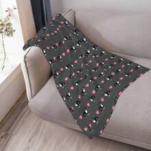 Plush Fluffy Throw Blanket Cute Manatee Sea Animals Starfish Bed Blanket For Familys Girls Teens Smooth Soft Flannel Blanket For Sofa Chair Office Travel Camping Outdoor Home Decor 50"X60"