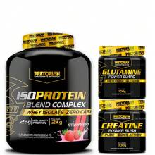 PRETORIAN HARD SPORTS Whey Protein Iso Kit 2kg + Glutamine 300g + Creatine 300g - Pretorian Flavor: Strawberry - 查看 1
