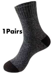 5pcs/1 Upgraded Set Thick, Warm, Breathable & Odor-Resistant Crew Socks For Men & Women, Comfortable For Daily Life, Sports & Extreme Cold Weather