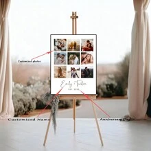 1 件新年礼物情人节礼物您的 Canva 照片打印、周年纪念拼贴画、情侣照片拼贴画、周年纪念打印、家庭礼物、情侣礼物、送给他的礼物、送给她的礼物 - A - 查看 2