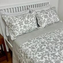 Boutis Ultrasonic Double-Sided 3-Piece Bedspread Kit With Pillowcase - Manhattan - View 3