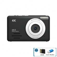 2.88 Inch HD Digital Camera 64 Million Pixels FHD Video Camcorder 18X Zoom Portable Vlogging Camera For Household And Beginners