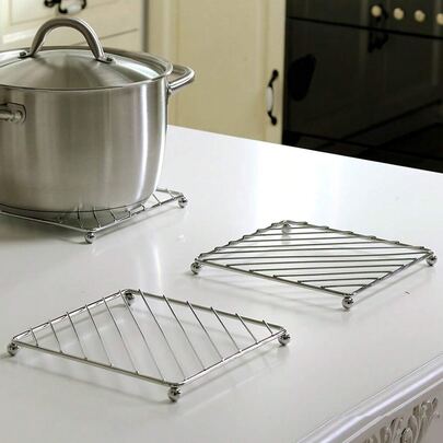 1pc Square Heat Insulation Pad, Heat Resistant Kitchen Table Mat, Coaster, Placemat, Christmas Gift