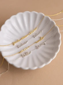 Customized Name Stainless Steel Bracelet • Handmade 2 Name Charm Jewelry, Perfect Stackable Bracelet • Gift For Mom, Valentine's Day Gift, Anniversary Gift For Women