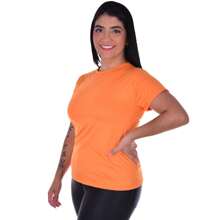 T-Shirt Women's T-Shirt Personalized On The Chest Cute Dog Printed Reinforced Shirt - 橘色 - 查看 2