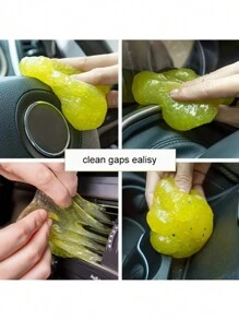 1 件可重复使用的汽车清洁凝胶，适用于细节套件内饰清洁、键盘、通风口、汽车清洁粘液、汽车内饰配件清洁工具 - 均碼 - 查看 5