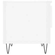 VidaXL Coffee Tables 2 Pcs High Gloss White 50x46x50 Cm Wood Material - 白色 - 查看 7